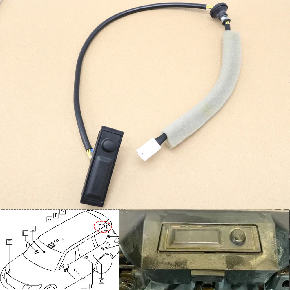 

Rear Trunk Liftgate Opener Tailgate Release Switch Button 25380-1LA0A For Nissan Armada Patrol Y62 For Infiniti QX56 QX80 Z62