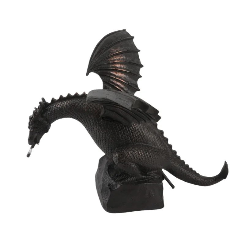 Garden Dragon Statue Fountain Dragon Ornament Resin Water Feature Sculpture For Home Garden Decoration