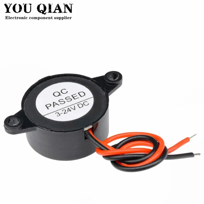 5pcs SFM-20B DC3-24V Durable 3-24V Piezo Electronic Buzzer Alarm 95DB Continuous Sound Beeper For Arduino Car Van