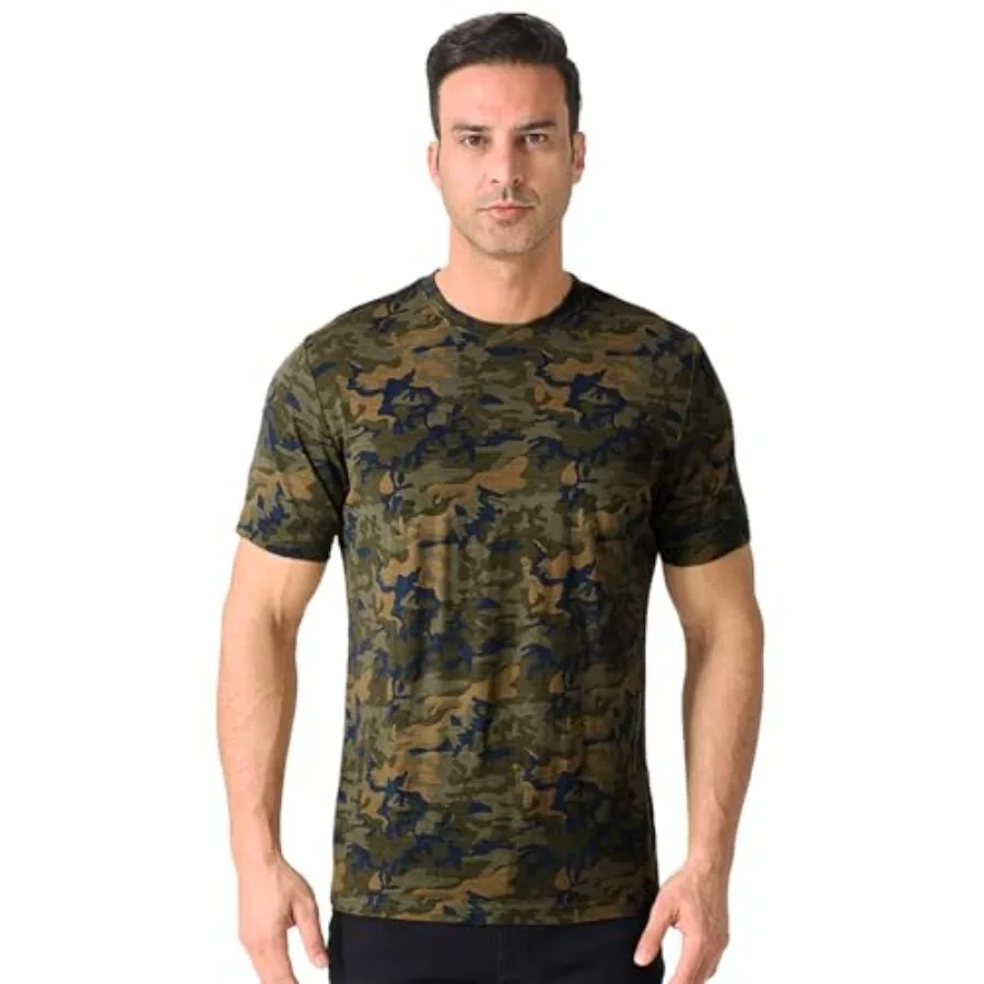 

Футболки из 100% мериносовой шерсти Merino Protect для мужчин: устойчивые к запаху, базовый слой для походов и путешествий, мягкая нижняя рубашка