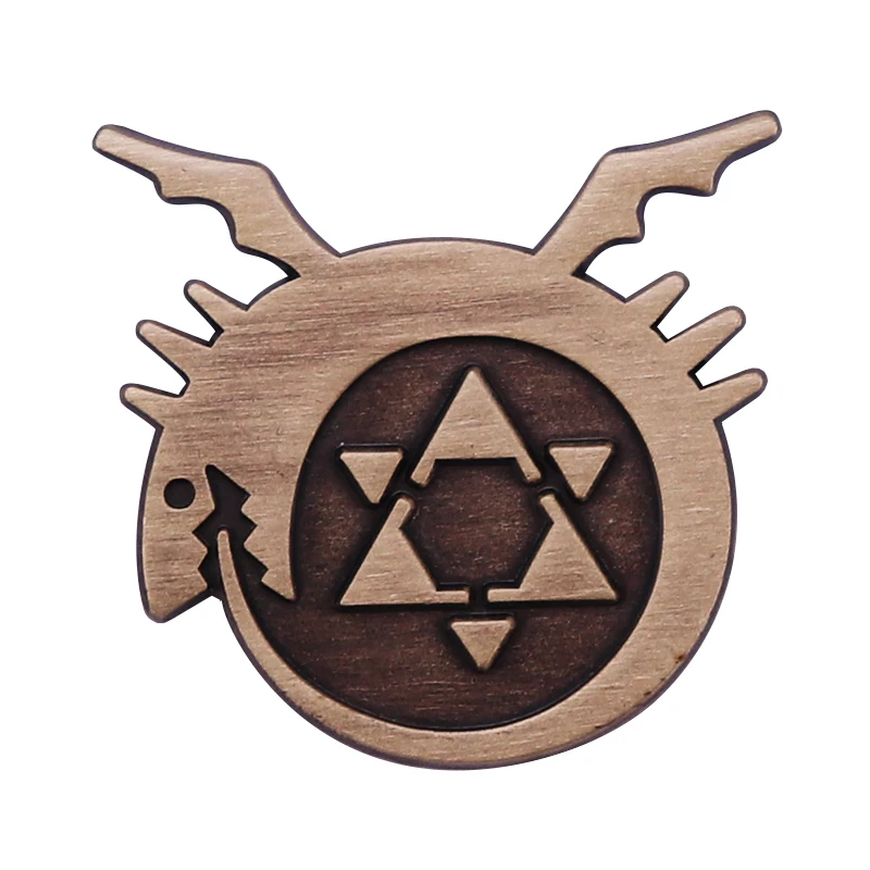 Fullmetal Alchemist Logo Emaille Pin Abzeichen Anime Schmuck