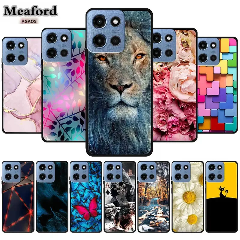 Para Motorola G 5G 2025 funda parachoques suave TPU funda trasera de silicona Fundas de teléfono de dibujos animados para Motorola Moto G 5G 2025 Fundas Coque