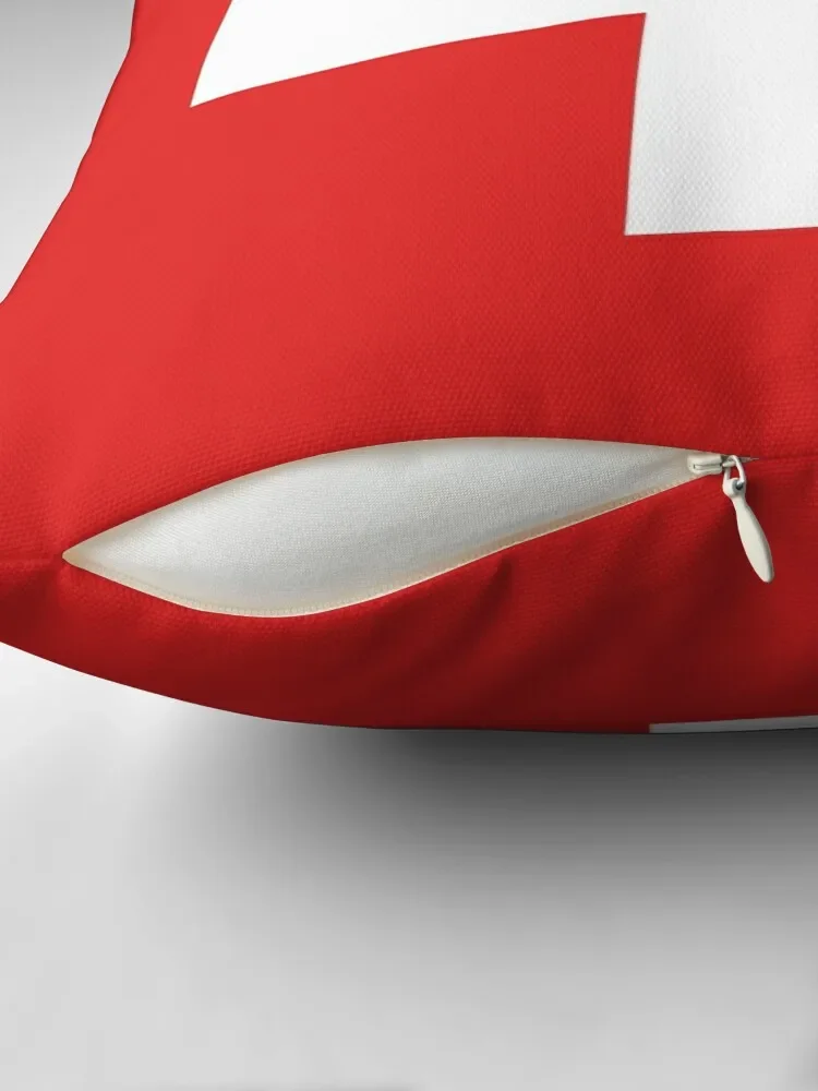 Swiss Flag Throw Pillow Cushion Cover For Sofa christmas pillowcases pillow