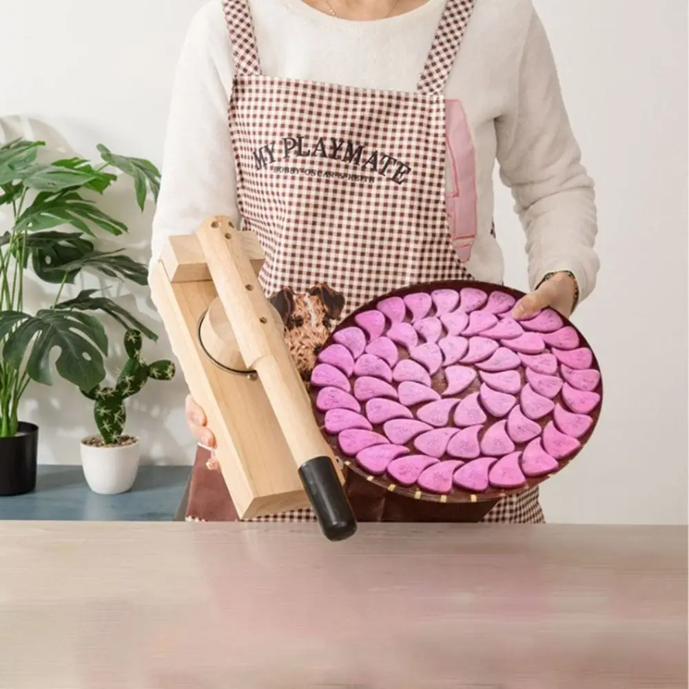 

Dumpling Wrapper Maker Wood Mochi Skin Maker Manual Hand Press Dough Presser Durable Dumpling Skin Presser Pastry