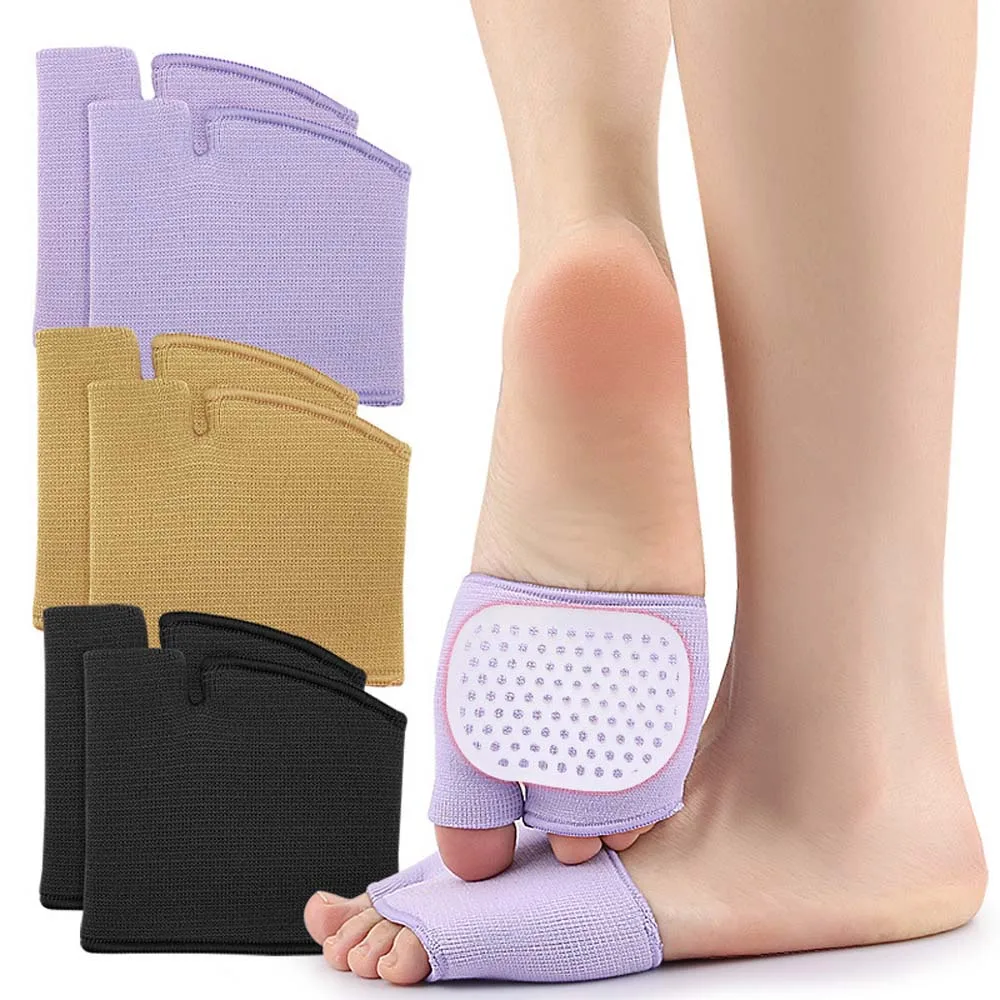 Nylon Zehen Vorfuß Socken Unterstützung Vorfuß High Heels Zehen Splitter Fußpflege Werkzeuge Halbe Yard Einlegesohlen Zehen Korrektor Outdoor