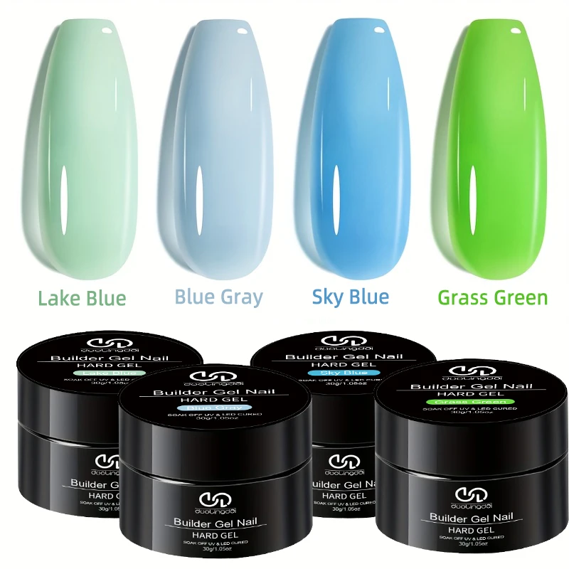 30 g HEMA-FREE Builder Gel Milky Smooth UV-Nagelgel zur Verlängerung, langlebiges Hartgel für Nägel, stärkt das Nagelkunst-Design