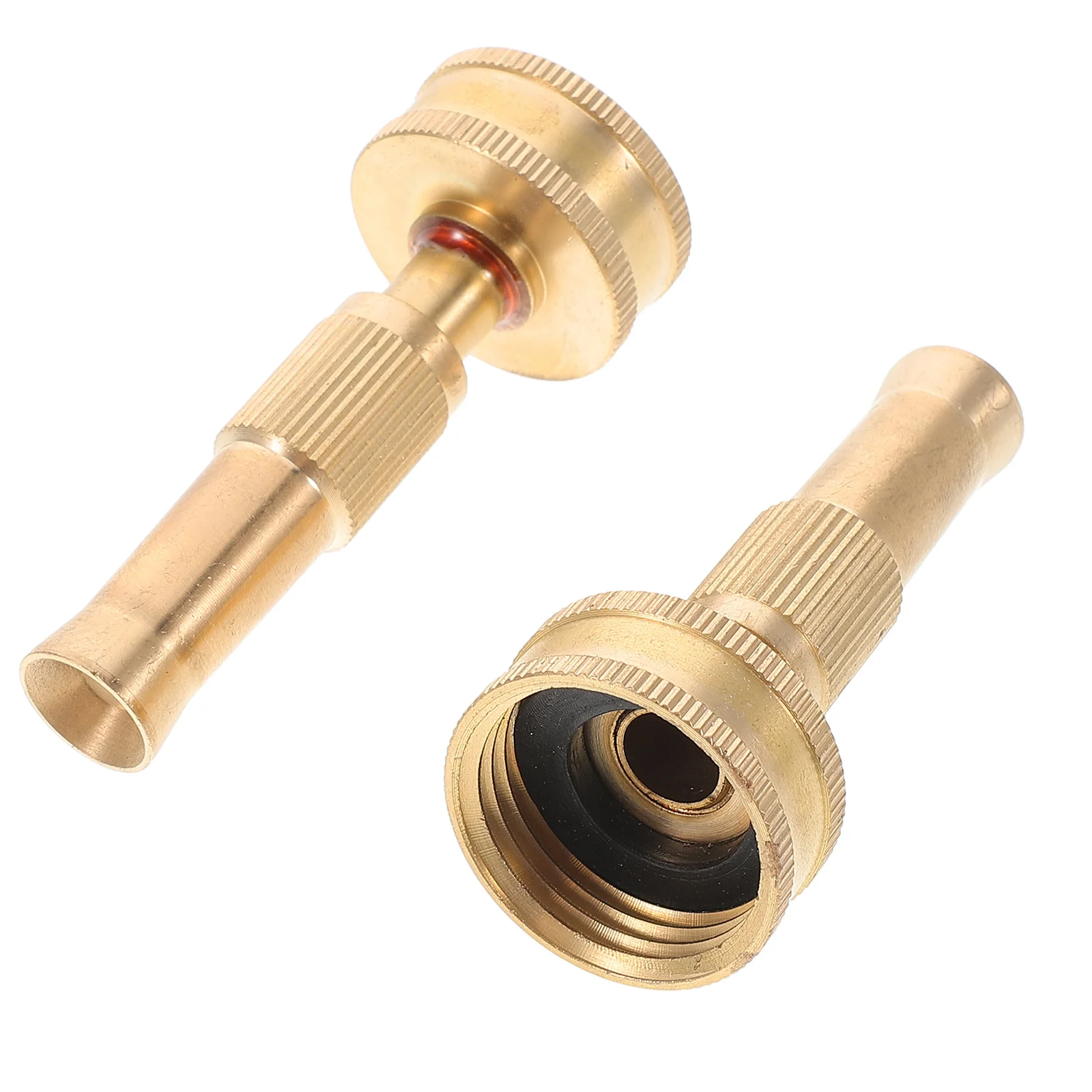 2 قطعة فوهة خرطوم النحاس قابل للتعديل حديقة الري البخاخ ارتفاع ضغط خرطوم المياه فوهة لغسل سيارات البستنة في الهواء الطلق #6