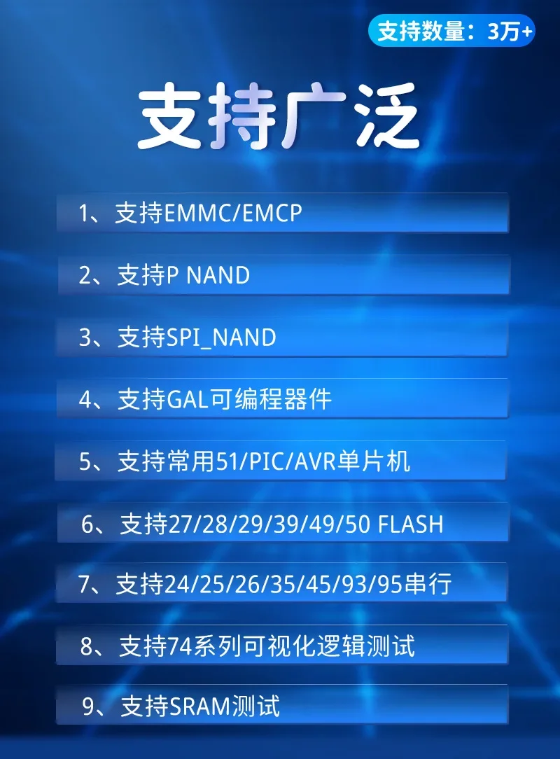 مبرمج USB عالي السرعة T48 EMMC SPI NOR NAND Network Liquid TV Online ISP