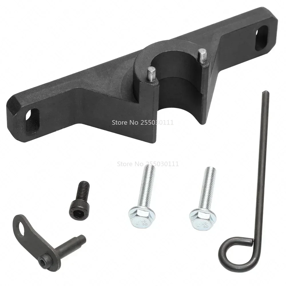 Strumento di temporizzazione del motore adatto per BMW N20 N26 Nuova serie 3 Serie 5 Strumento di bloccaggio del volano dell'albero di bilanciamento Estrattore dell'iniettore di carburante