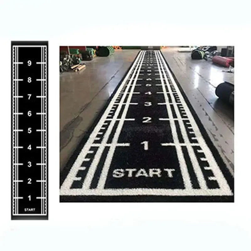 Tappetini per erba artificiale multiuso per tappeti da palestra in materiale PP nero e verde personalizzato per sport fitness e pista da slitta