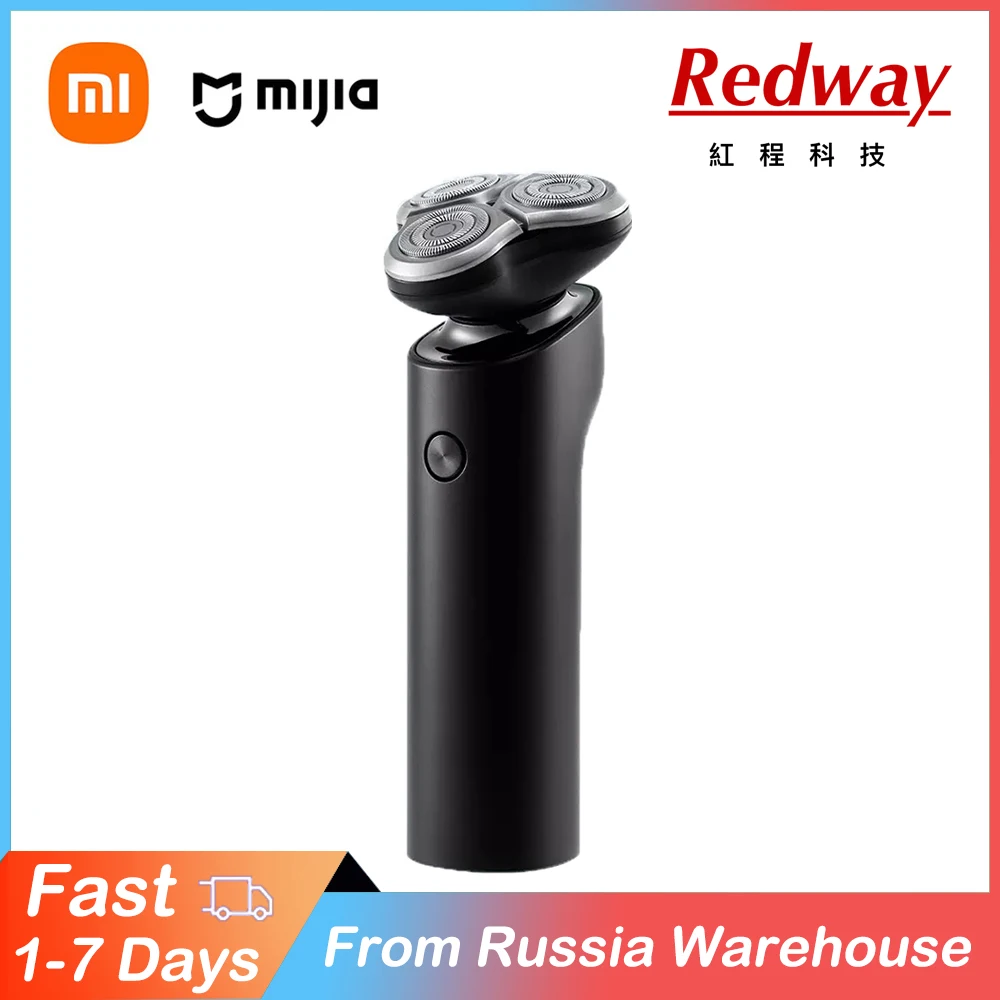 

XIAOMI MIJIA Electric Shaver S500/S500C Portable Flex Razor 3 Head Dry Wet Shaving Washable beard trimmer trimer intelligent