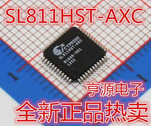 (10PCS/LOT)  SL811HST-AXC SL811HST SL811 QFP48 USB