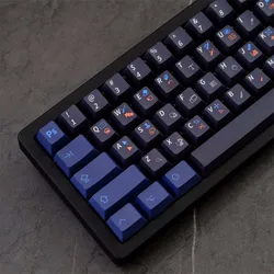 1 Set GMK PS Programmer Keycaps PBT Dye Sublimation Key Caps Cherry Profile Keycap For 61 64 68 84 87 96 980