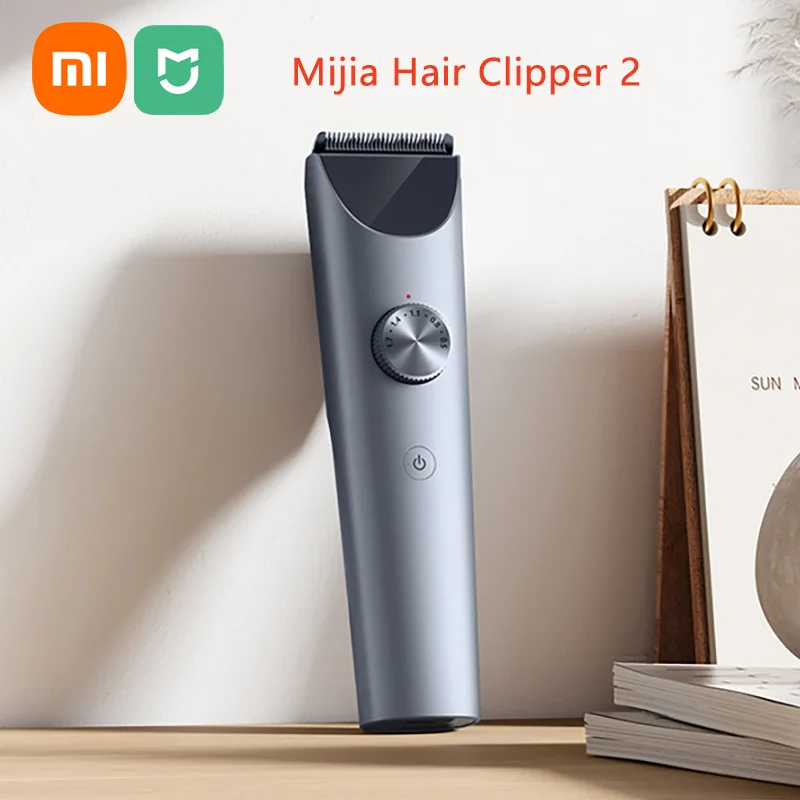 XIAOMI MIJIA Hair Clipper 2 Cutting Machine Trimmer Professional Clippers Titanium Alloy Blade Rechargeable Barber Shaver Cutter