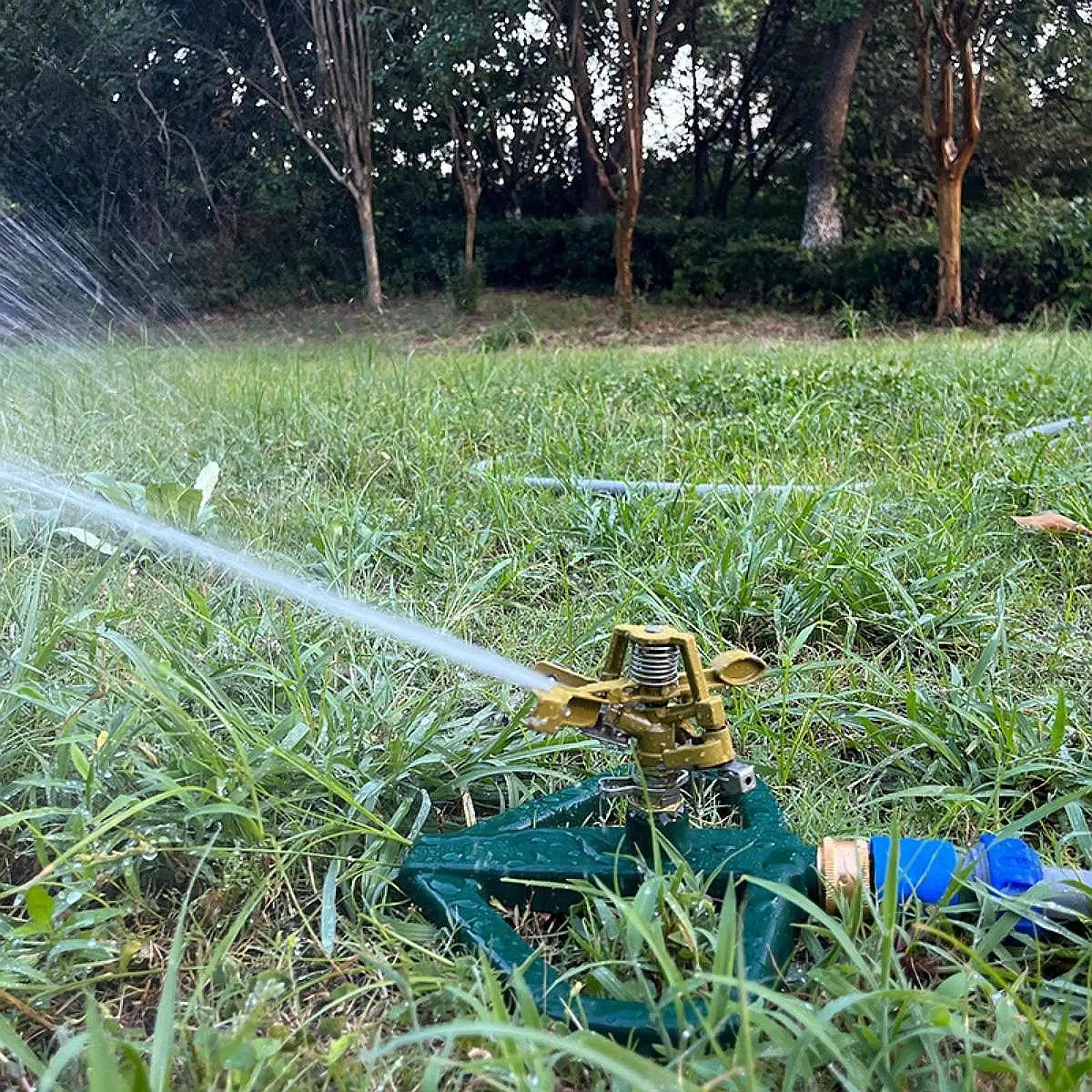 

Garden Water Hose Sprinkler Oscillating Gardening Adjustable 360° Rotation for Field Agricultural Irrigation Yard Patio Watering