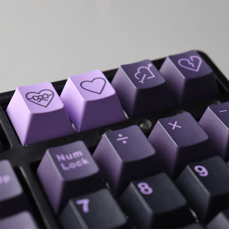 Imagem -03 - Gmk-as Primeiras Teclas de Amor Perfil Inglês Cherry Pbt 130 Teclas Teclado Dye-sub para mx Switch Jogos de Teclado Mecânico