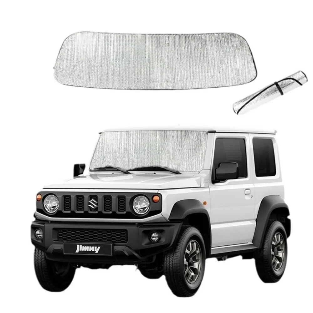 Car Sunshade Windshield Cover For Suzuki Jimny JB64 JB74W Reflective Foldable Stacked Car Sunshade