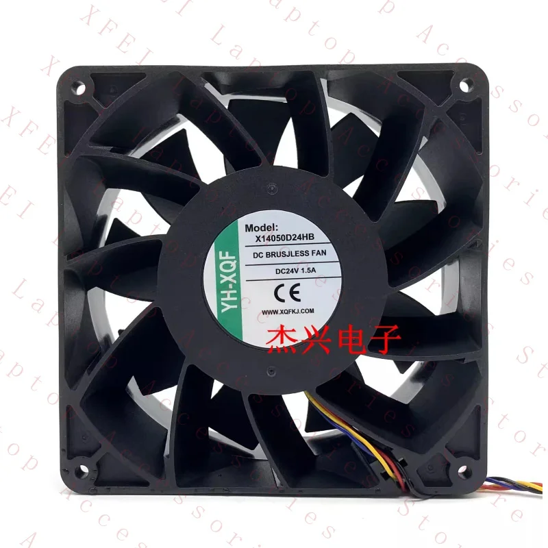 

Вентилятор охлаждения инвертора C для YH-XQF X14050D24HB DC24V 1.5A 14CM 4-проводной