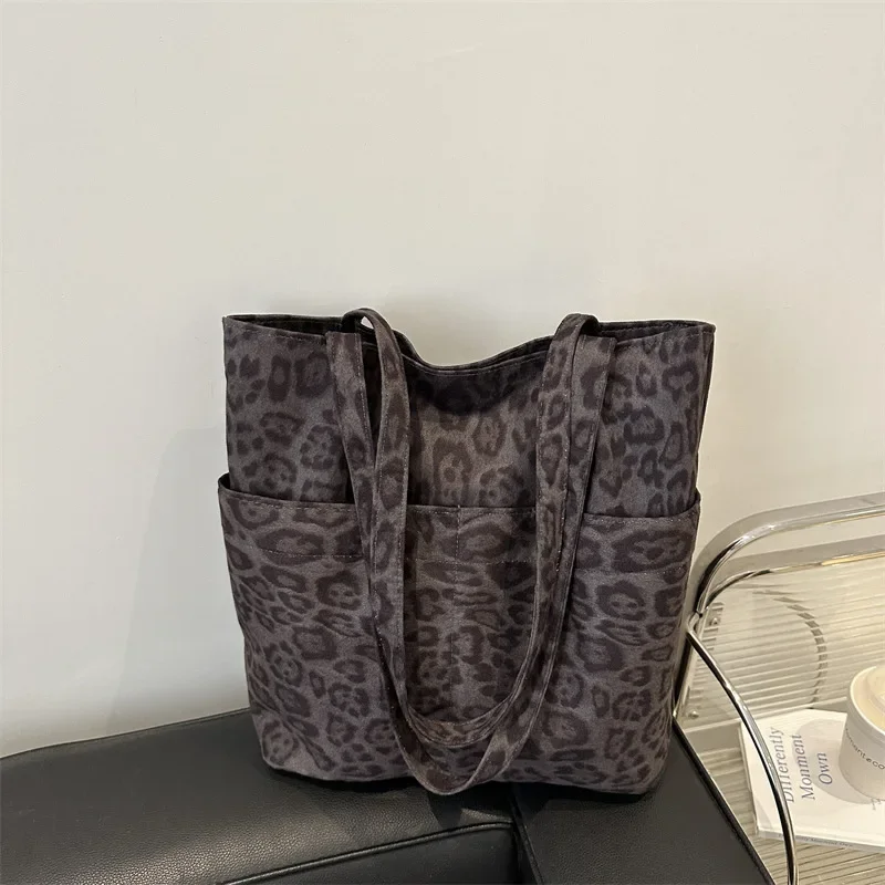 Fashion shoulder bag women's simple personality tote bag large shopping bag