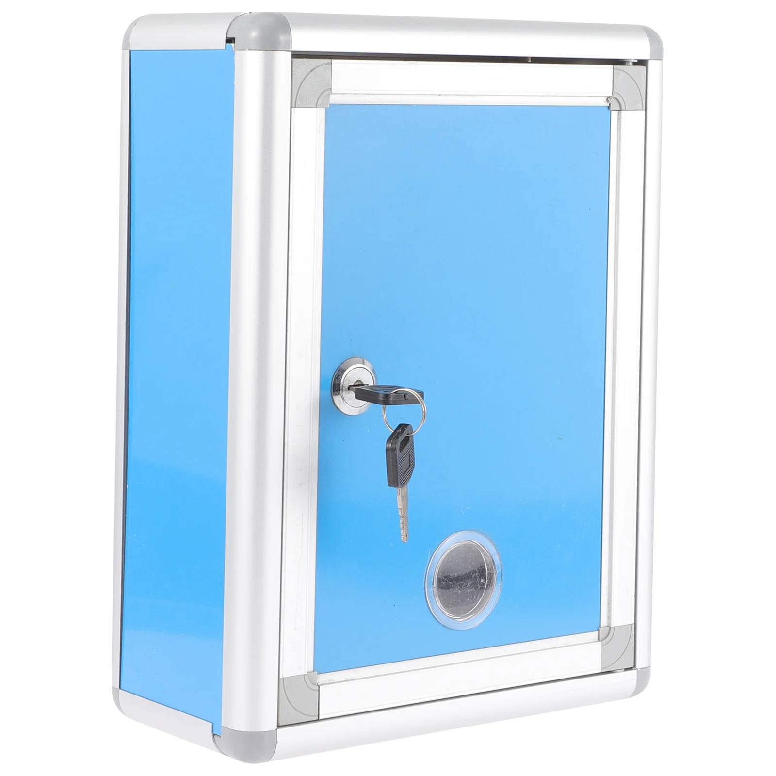 

Wall-mounted Suggestion Box Letter Mailbox Lockable Post Container Case Business Card Office