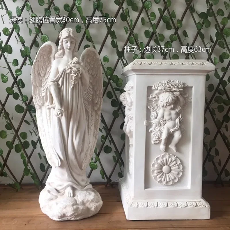 

European resin figure art angel sculpture Muse statue home decoration floor ornament
