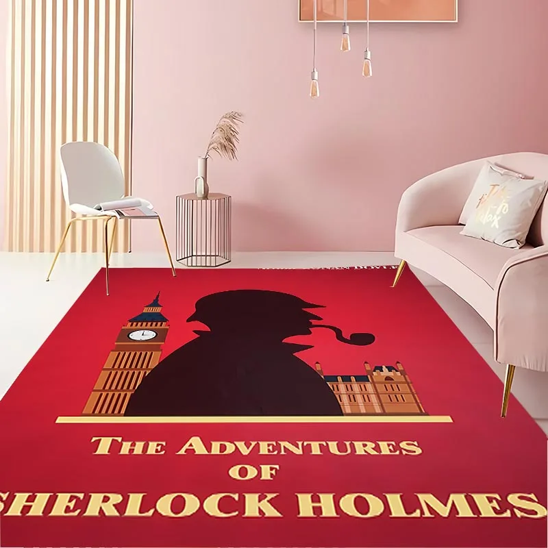 Classical Tobacco Pipe Large Area Rug,Carpet for Living Room Bedroom Sofa Doormat Decor,Kid Game Non-slip Floor Mat AlfombraGift