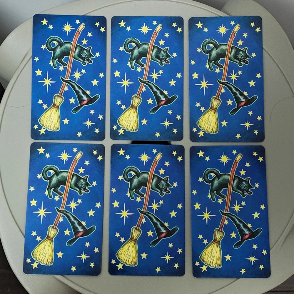 ไพ่ทาโรต์แม่มดประจำวัน ขนาด 10.3*6 ซม. ภาษาภาษารัสเซีย 78 ใบ สนุก ใช้งานได้จริง ใช้งานง่าย ไพ่ทาโรต์ที่สร้างจากไพ่รุ่นคลาสสิกของไรเดอร์