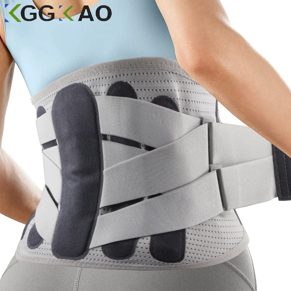 

Back Brace for Lower Back Pain Relief:Adjustable Support with Ergonomic Lumbar Pad for Spinal Alignment Sciatica Scoliosis