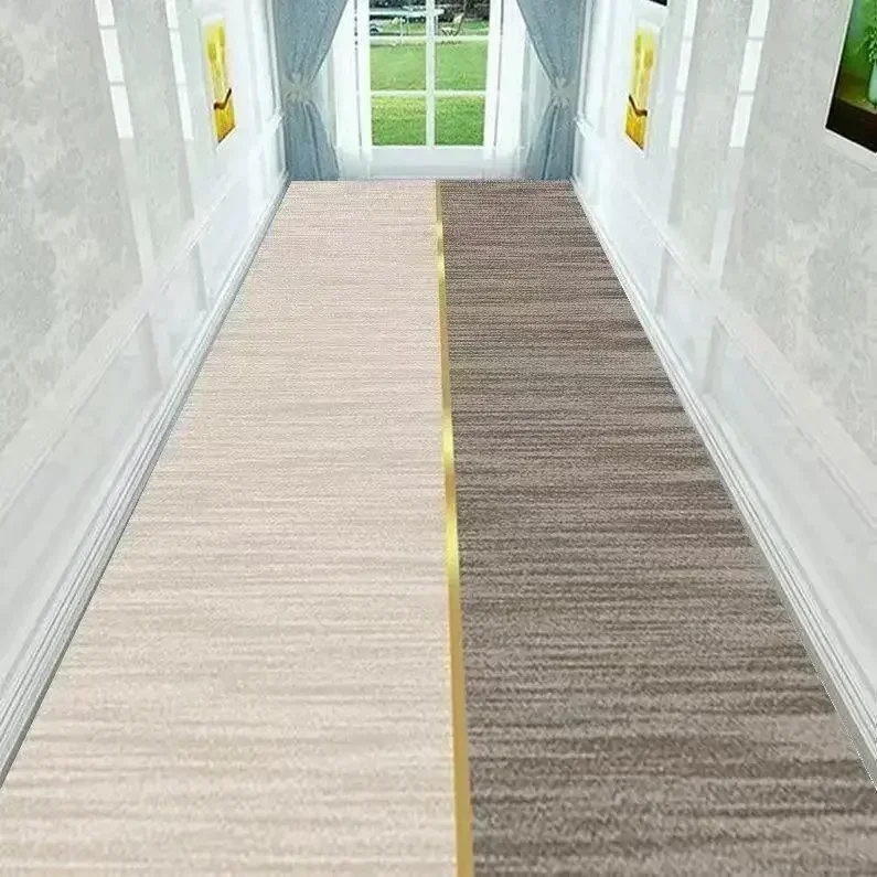 Modern Luxury Aisle Walkway Carpet Hallway Passageway Decor Area Rug Corridor Long Runner Doorway Floor Mat Non-slip tapis salon