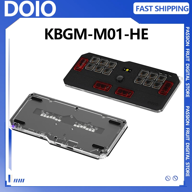 

DOIO HITBOX KBGM M01 Mini Keyboard HE Aluminum Alloy Acrylic Low Magnetic Switch Gamer Keypad Keyboard OSU/DJMAX/Muse Dash/EZ2ON