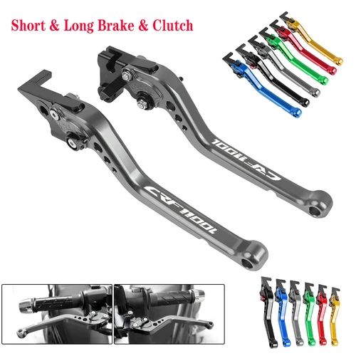 Imagen 1 del producto Palancas de embrague de freno CRF1100L para motocicleta, palanca de mangos cortos y largos para Honda CRF 1100 L Africa Twin Adventure Sports 2017-2023