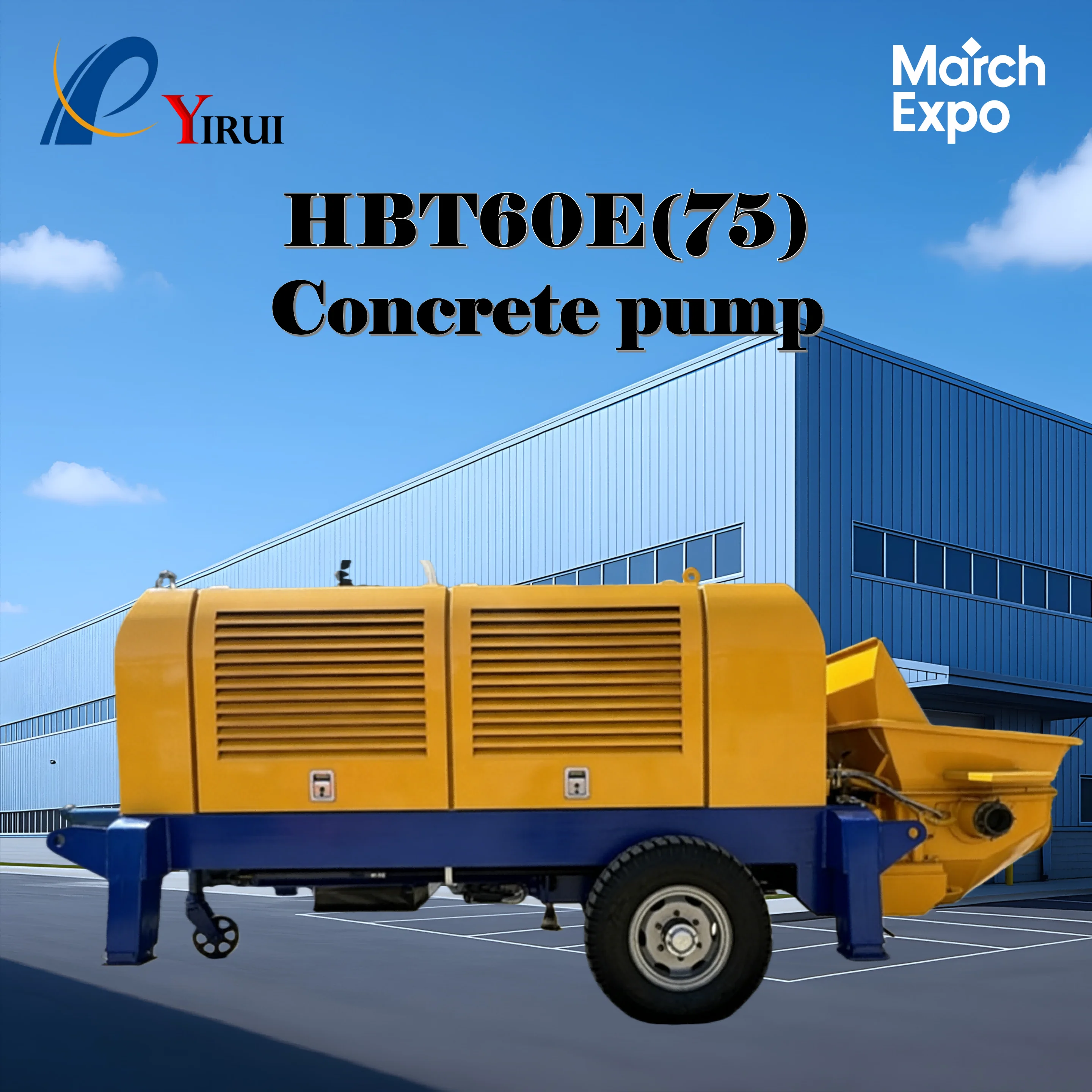 Hot-selling Mortar Spraying Machine   Output, 75/145kw Engine, 80m Vertical Conveying for Large-Scale Infrastructure Projects