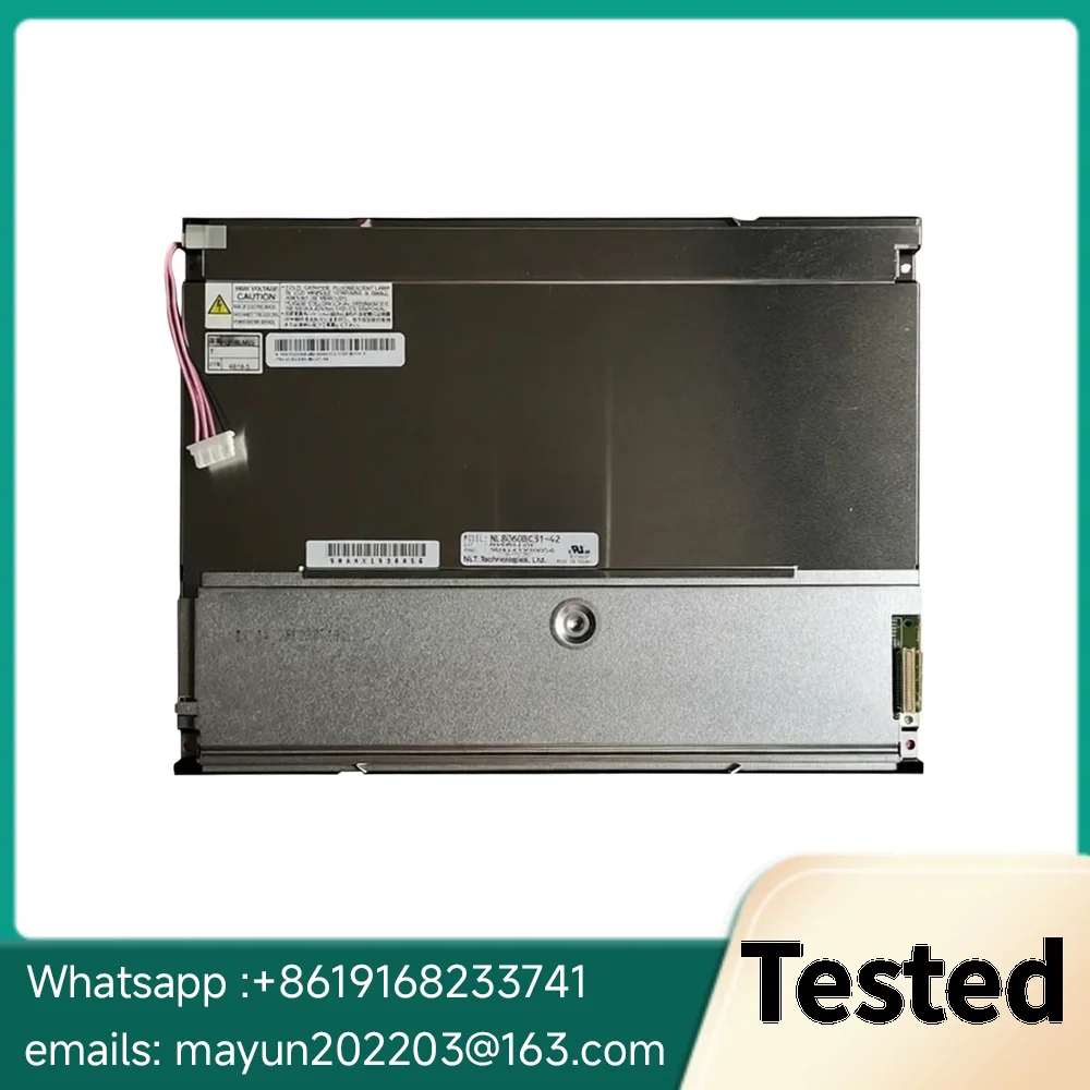 Original Tested NL8060BC31-42 12.1”Inch Industrial Display LCD Panel 800x600