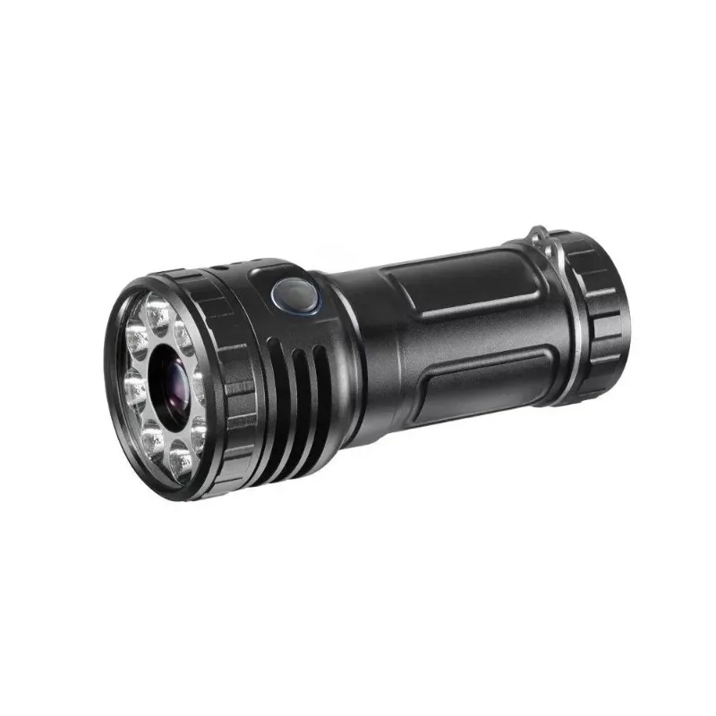 Flashlight 12600 lumens Strong light torch Long Distance Beam 1300M Rechargeable Lantern Powerful Light