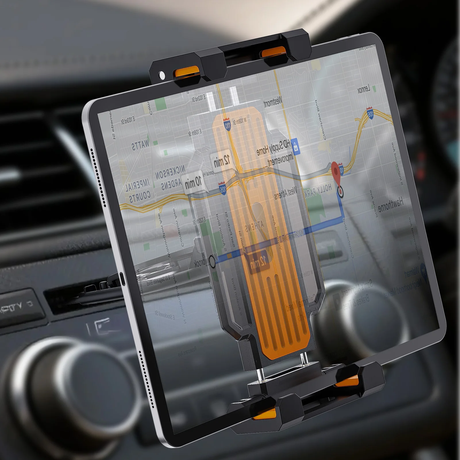xnyocn Car CD Slot Tablet Phone Holder Mount Auto Interior U