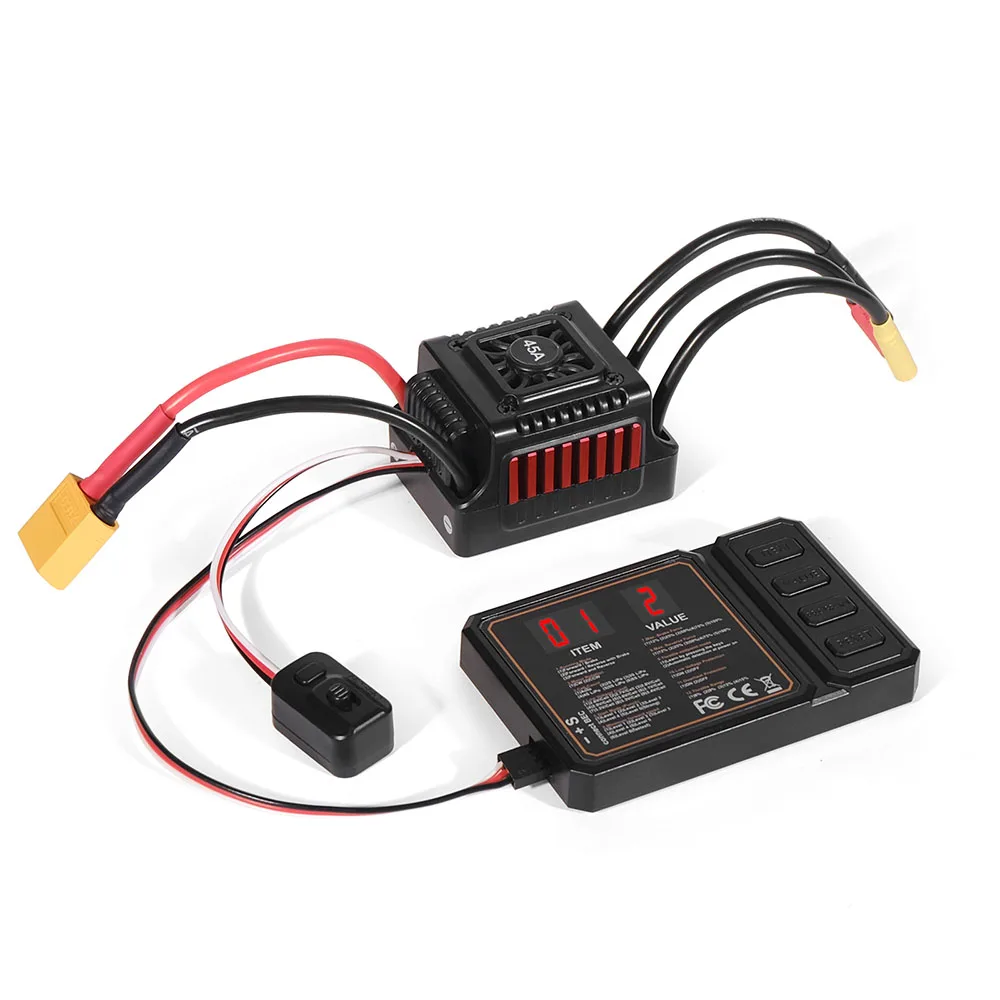 ESC Electronic Speed Controller RC Car Axial SCX10 TRX4 MST CFX EX86100 Programing Card Original for RC Boats 50 to 150A