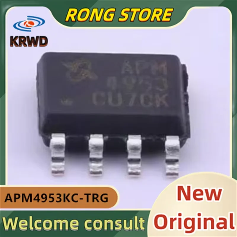 50PCS APM4953 New and Original Chip IC APM4953KC-TRG APM4953KC SOP-8 Display chip Discrete semiconductors