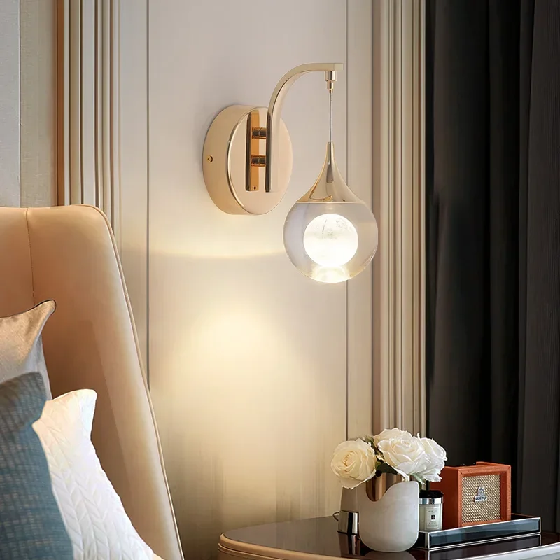 CEDRIC Modern Nordic Wall Lamps Simple Moon Sconce LED Decorative Parlour Bedside Light Fixtures