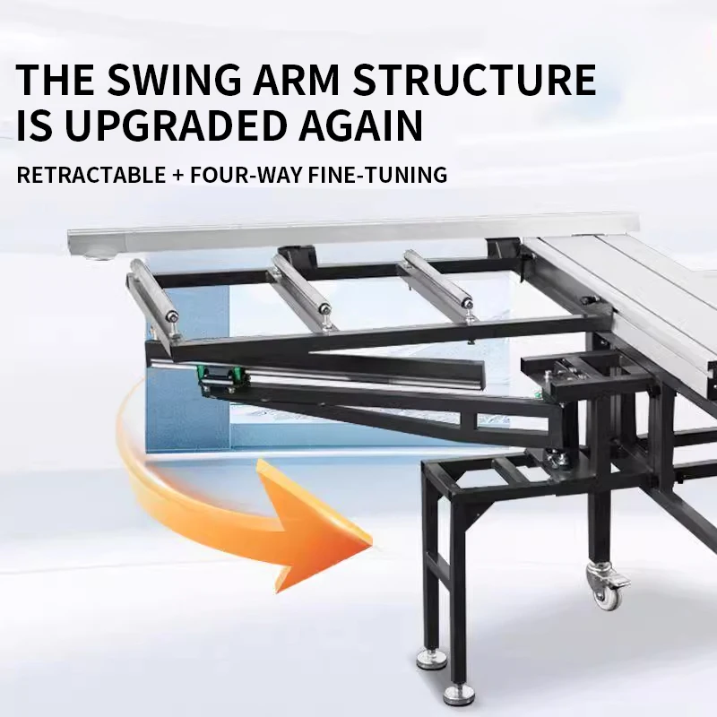 New Sliding Table Saw Woodworking Saw Table 2600W Cutting Saw All-in-one Machine Dedicated Precision Workbench Bracket