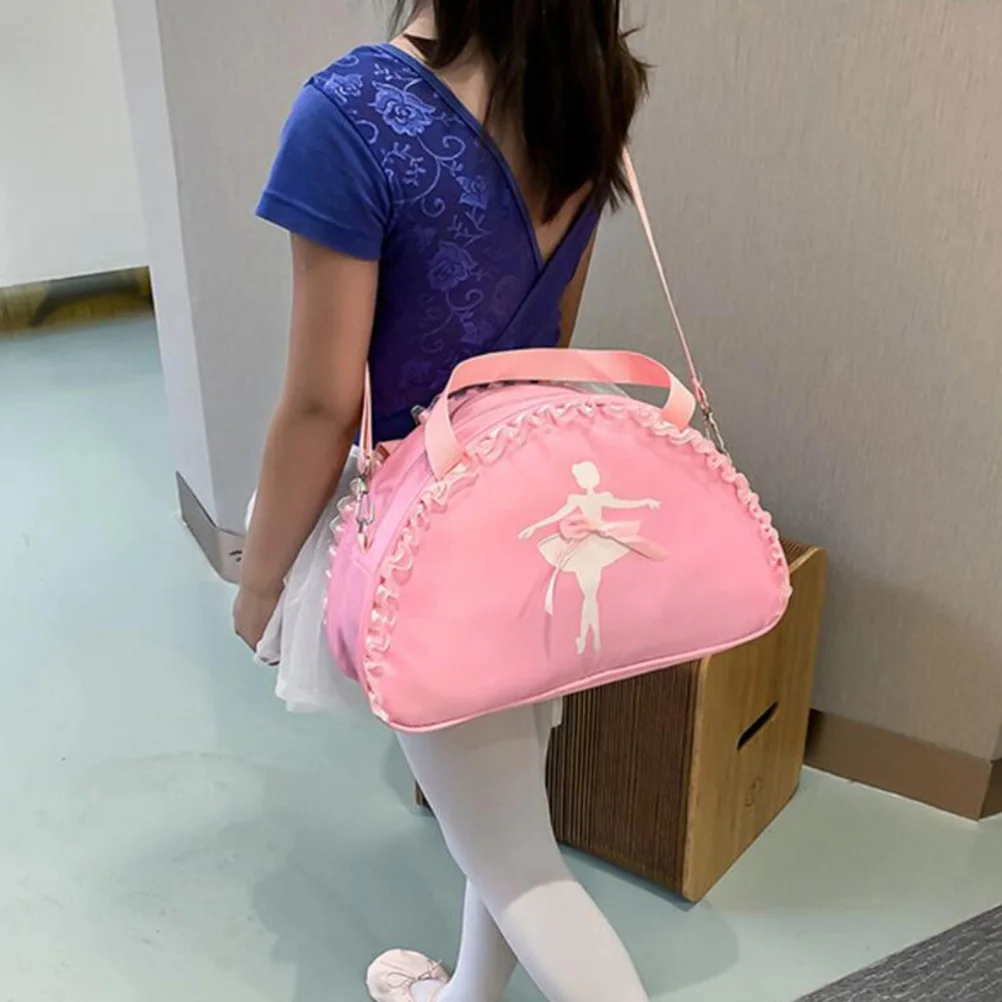 

1 шт., кружевная сумка для балета и танцев, легкая сумка для хранения с вышивкой, универсальная для уличного использования, кружевная балетная сумка, универсальная сумка