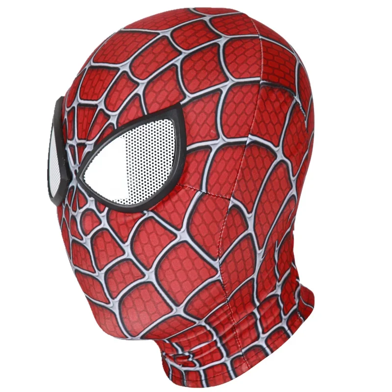 Movie Superhero Mask Costume Spider Lens Roleplay Hat Halloween Performance Mask Kid School Party Eye Mask Holiday Birthday Gift