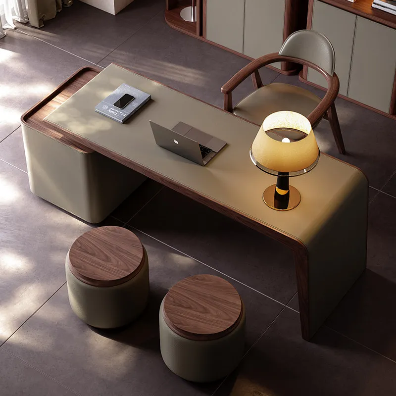 Drawer Executive Office Desk Storage Conference Reception Office Desk Nordic Multifunctional Mesas Escritorio Home Furniture