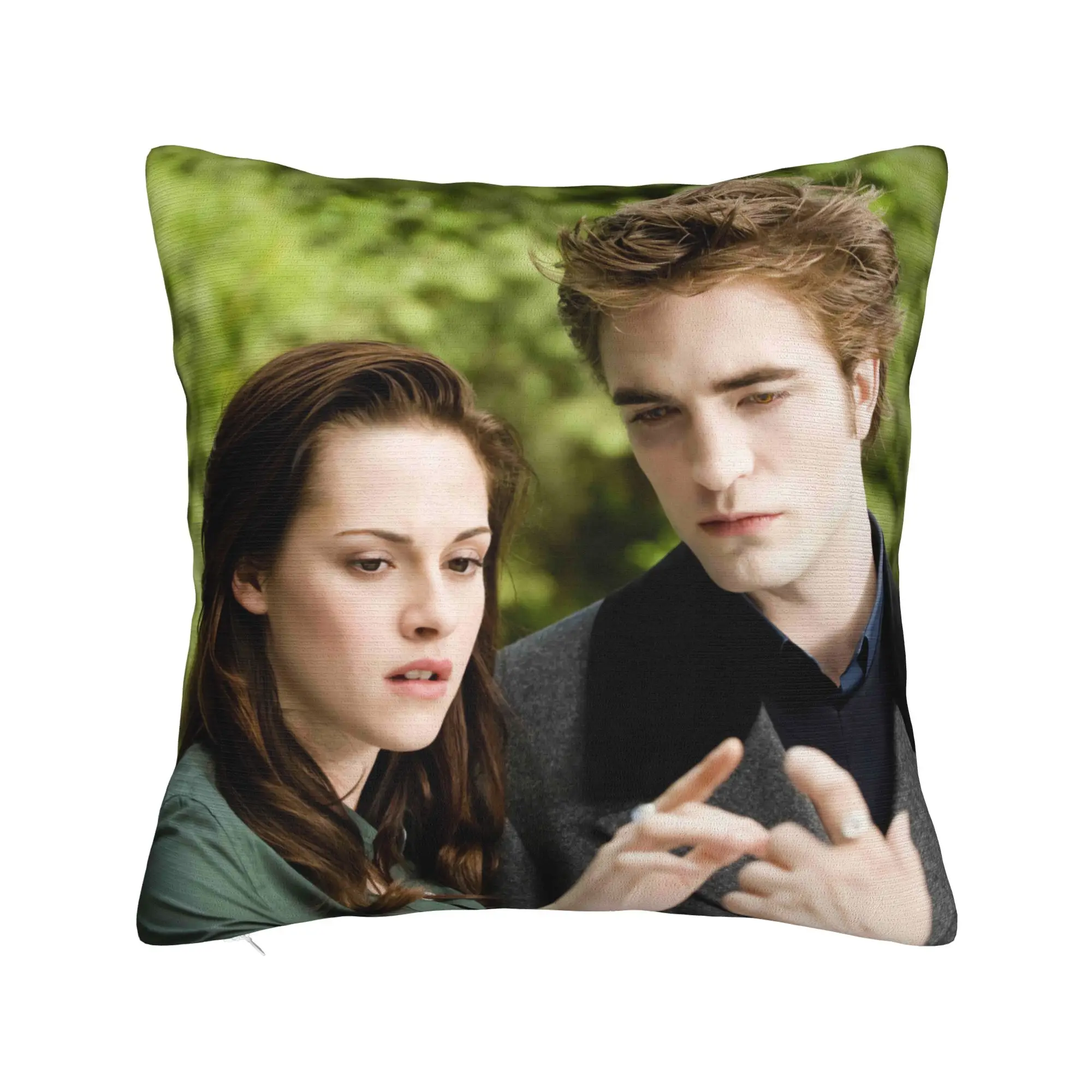 Twilight Edward Bella Pillowcase Double-sided Printing Cushion Cover Gift  Throw Pillow Case Cover Chair Square