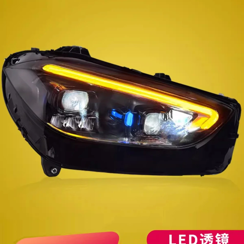 Car Led modified Headlight assembly For  22-23 Mercedes-Benz C class W206 C200 C260 DRL daytime running light turn signal