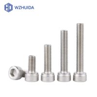 5-50pcs M2 M3 M4 M5 M6 M8 M10 304 A2-70 Stainless Steel DIN912 Hexagon Hex Socket Cap Allen Head Bolt Screw