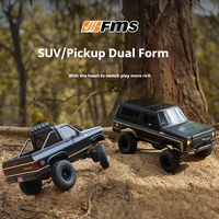 Fms 2025 FCX24 pro K5 Black Warrior Coating SUV/Pickup Dual Form RC Car Limited Edition Remote Control Vehicle Gift for Children