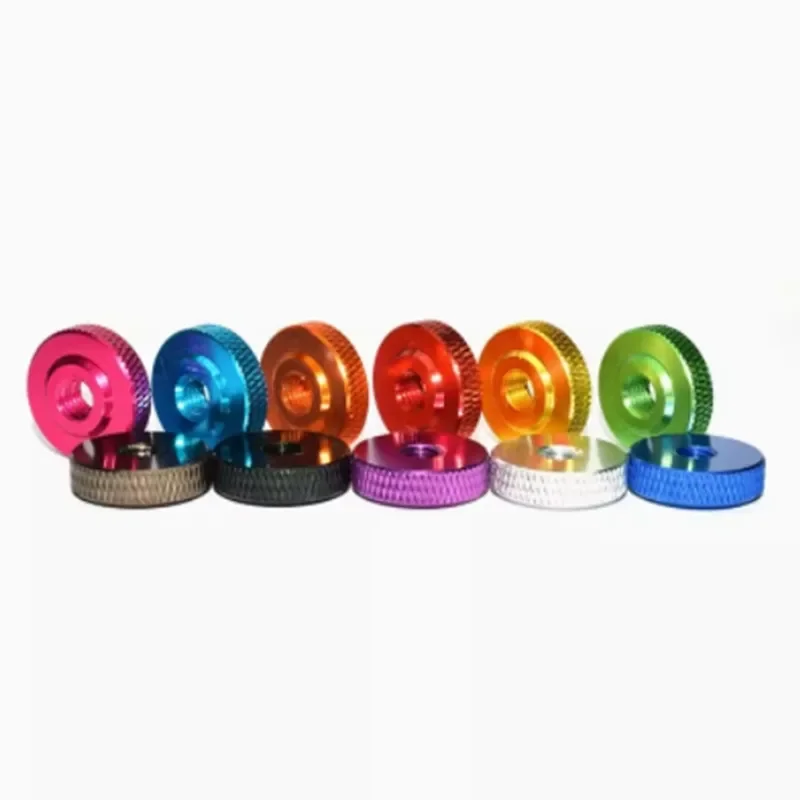 5/10pcs/lot M3 M4 M5 M6 M8 Colourful Knurled Thumb Nut Aluminum Alloy Multicolor For Fpv Rc Model Toys