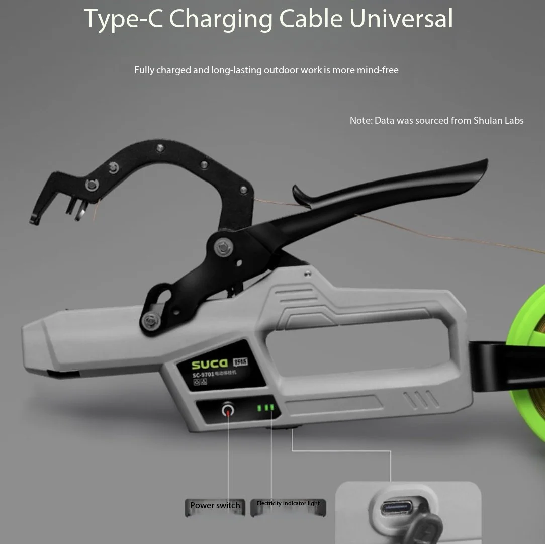 Elektryczna wiązarka do winogron 2025 do winnic, do wiązania tapenerem, w kategorii innych maszyn i sprzętu rolnego.