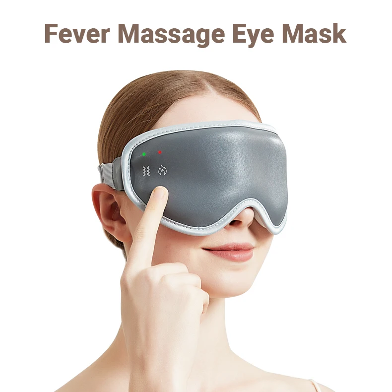 3D Heated Eye Sleep Mask Electric Vibration Eye Massager Blindfold For Dry Eye Relieves Blepharitis Eye Spa Care Tool