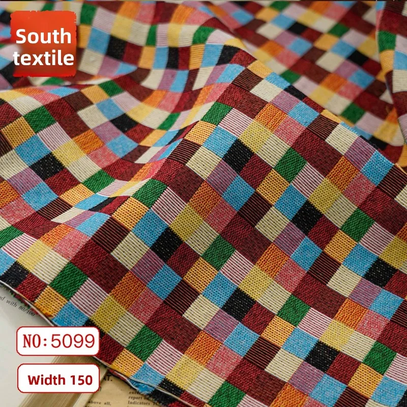Ripstop Embroidery Thick Jacquard Cotton Fabric for Coat Dress Shirt Clothing Design Cloth Diy By The Meter Sewing Material